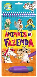 Livro Aquabook Animais da Fazenda