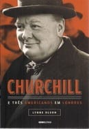 Churchill e três americanos em Londres