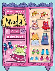 Meu livro de moda com adesivos