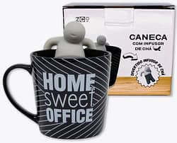 Caneca Com Infusor Home Sweet