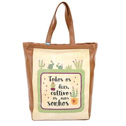 Bolsa Tote Grande Cactus