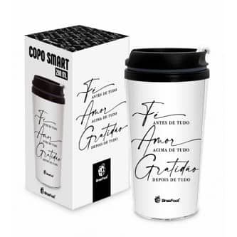 Copo Smart Fé Amor e Gratidão - 200ml
