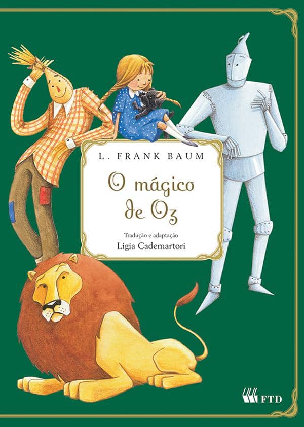 CLÁSSICO EM QUEBRA CABEÇA O MAGICO DE OZ LIVRO INFANTIL - Casa da