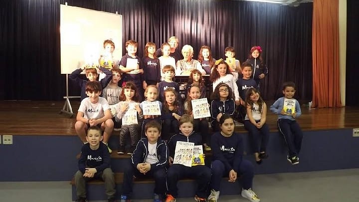 Ziraldo visita Colégio Champagnat