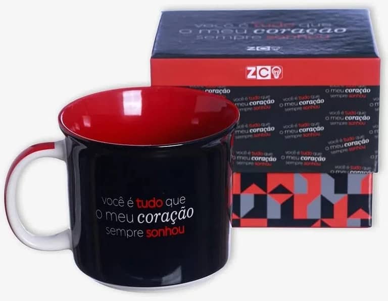 Caneca Tom Coração Sonhou
